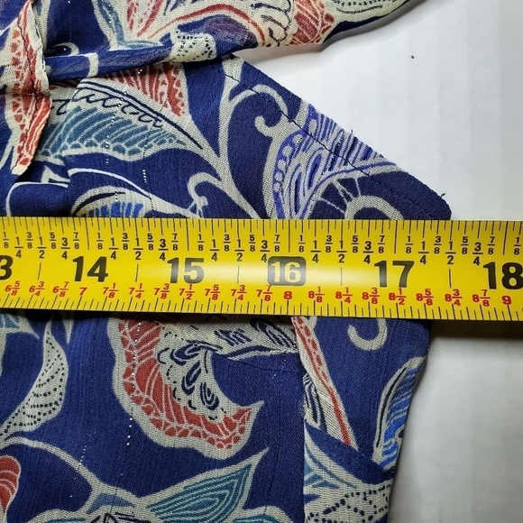 ANTHROPOLOGIE MAEVE  Mariposa Blouse Top size 6 Cold Shoulder - Picture 10 of 11